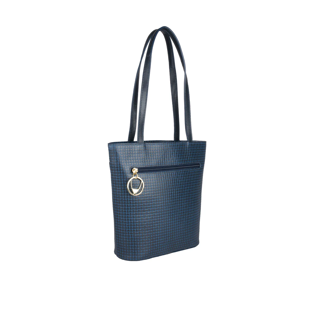 Fl Naomi Blue Leather Shoulder Bag - Image 2
