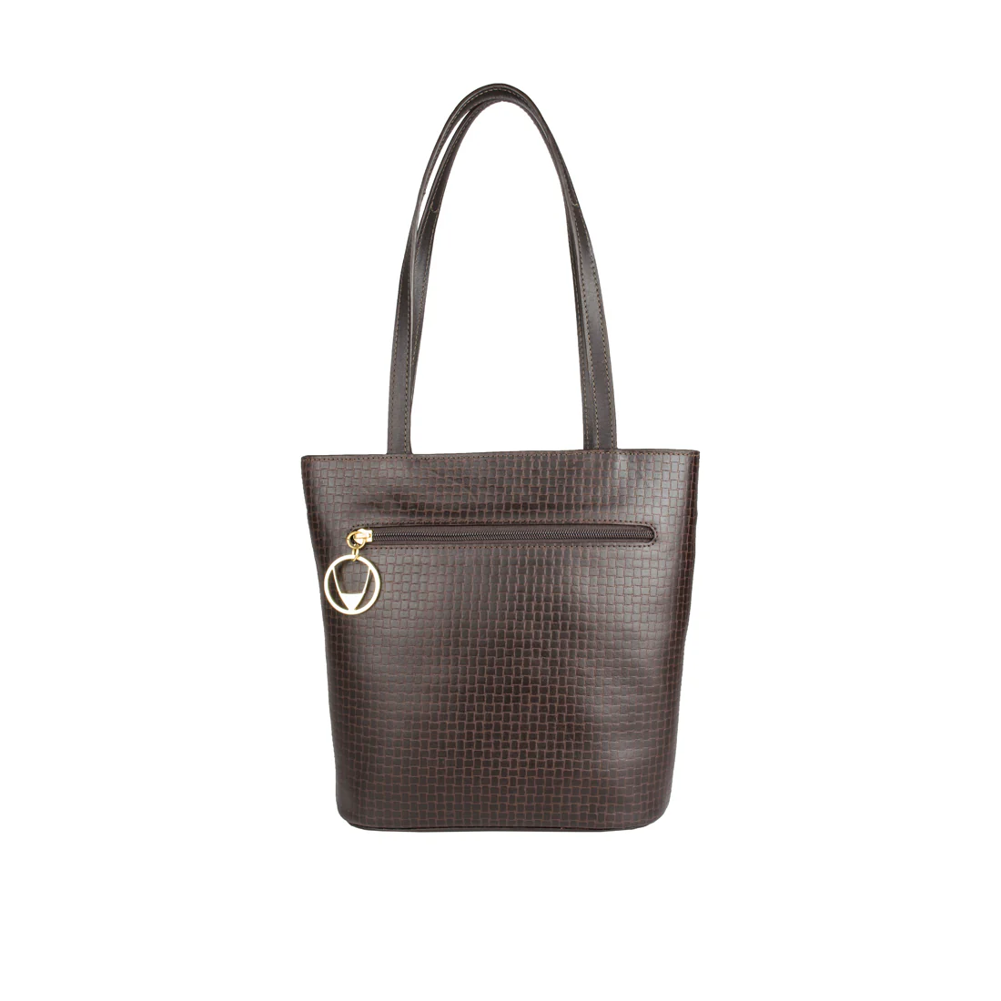 Fl Naomi Brown Leather Shoulder Bag