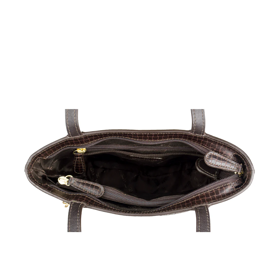 Fl Naomi Brown Leather Shoulder Bag - Image 4
