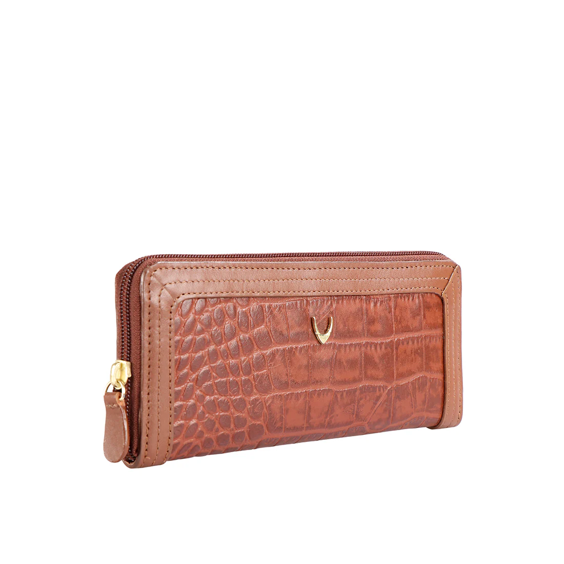 Fl Natalia W2 Tan Leather Zip Around Wallet - Image 2