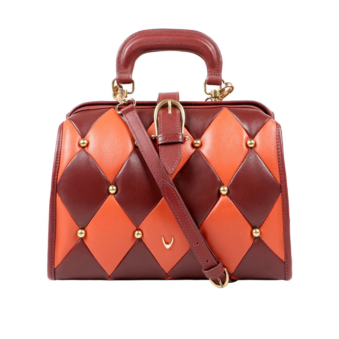 Flapper Girl 02 Marsala Leather Satchel