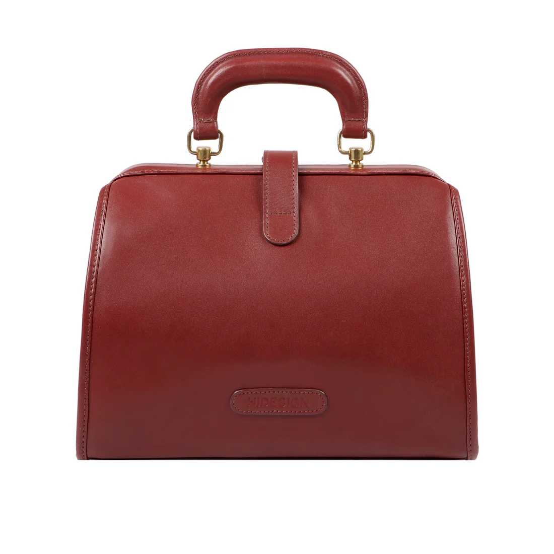 Flapper Girl 02 Marsala Leather Satchel - Image 3