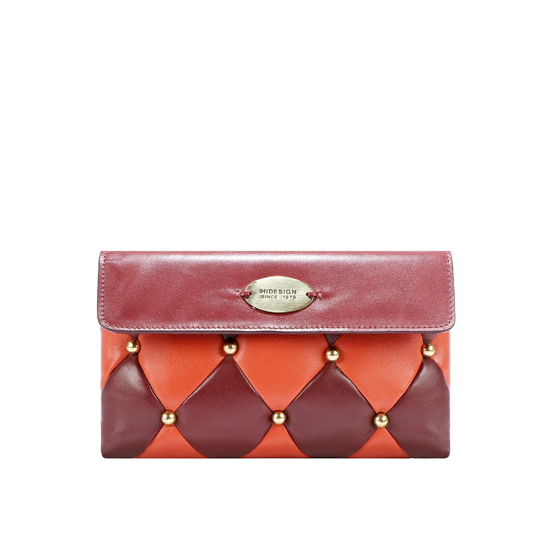 Flapper Girl 03 Marsala Leather Clutch Wallet - Image 2