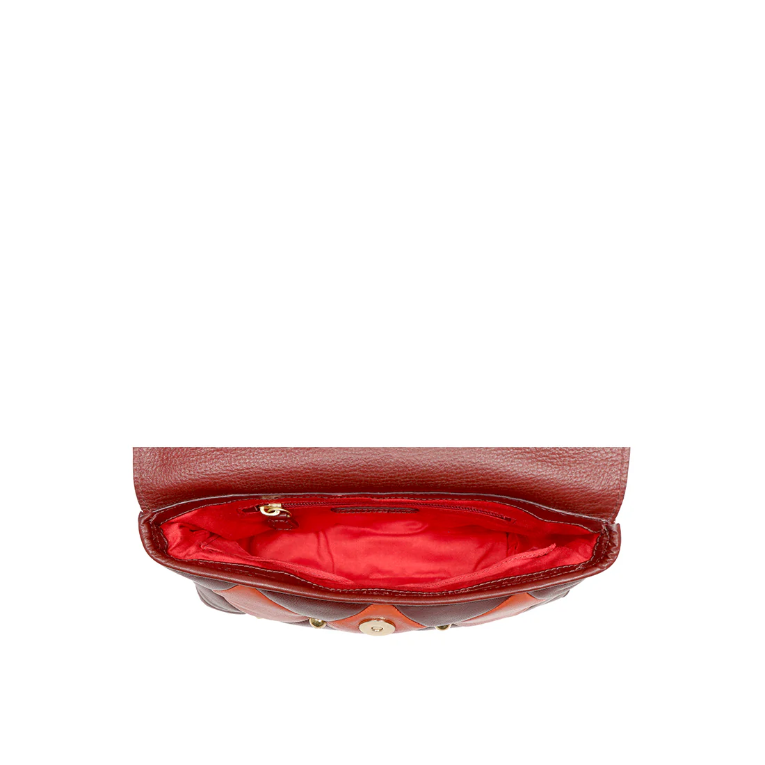 Flapper Girl 03 Marsala Leather Clutch Wallet - Image 5