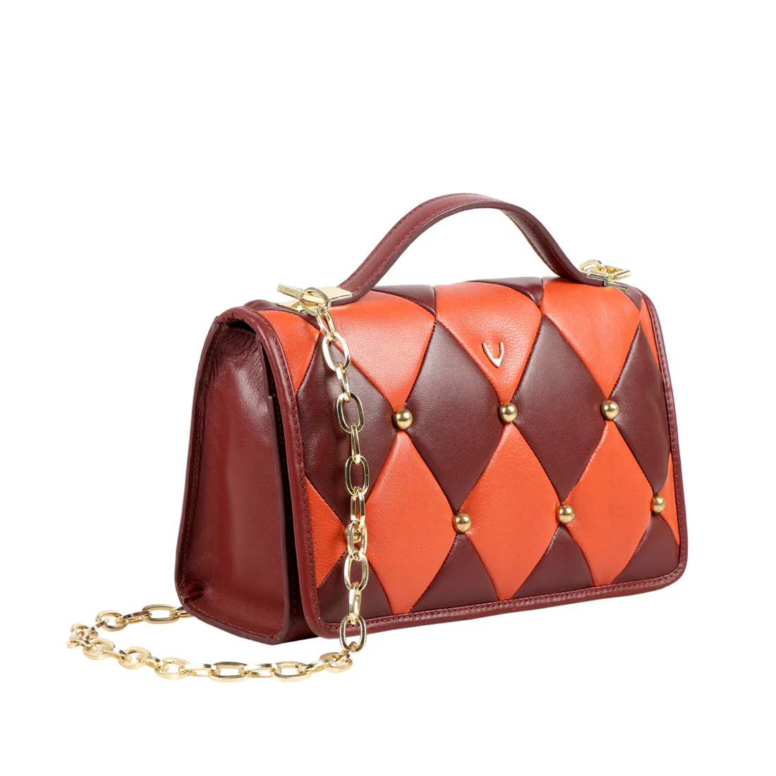 Flapper Girl 04 Marsala Leather Satchel - Image 3