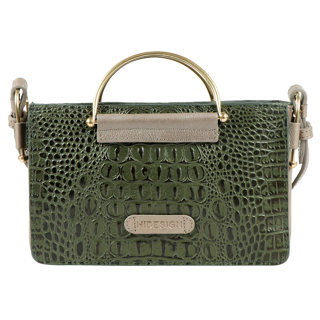 Flirt 02 Emerald Leather Sling Bag - Image 4