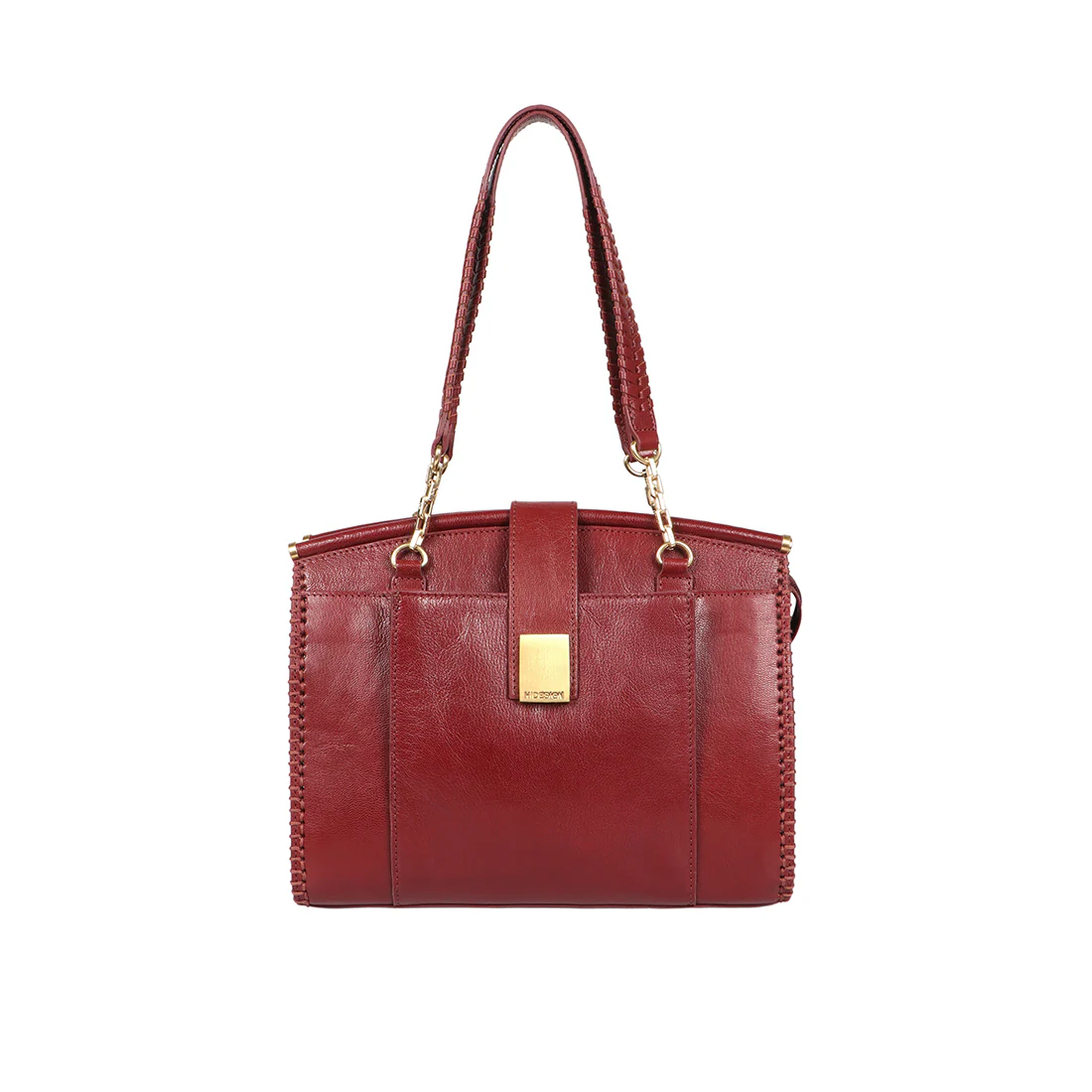 Flourish - 01 Red Leather Shoulder Bag