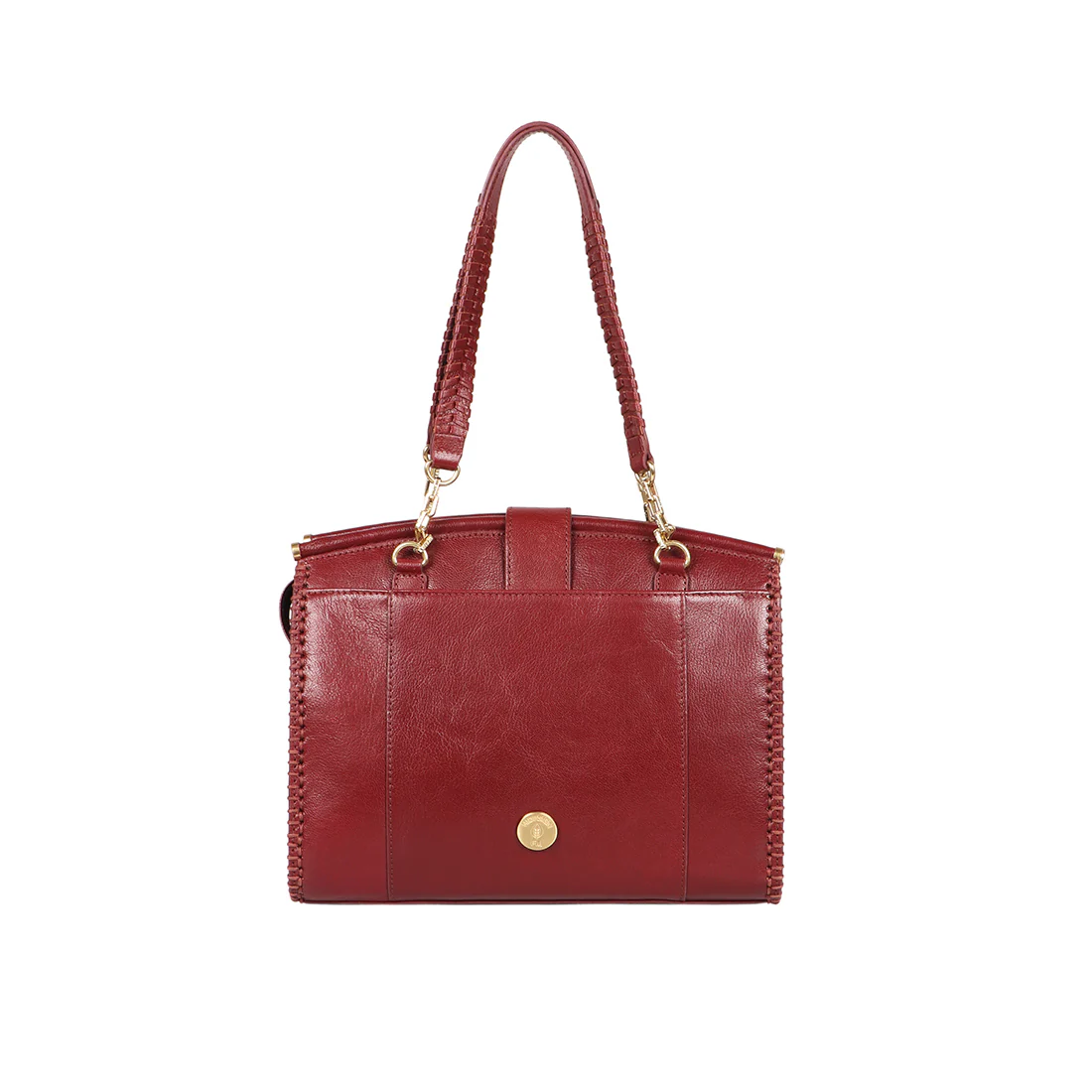 Flourish - 01 Red Leather Shoulder Bag - Image 5