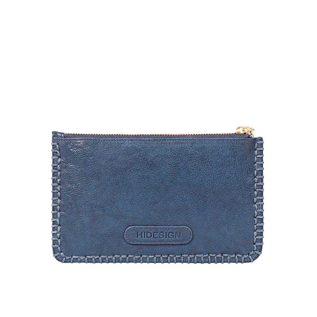 Flourish - W2 Blue Leather Clutch Wallet - Image 5