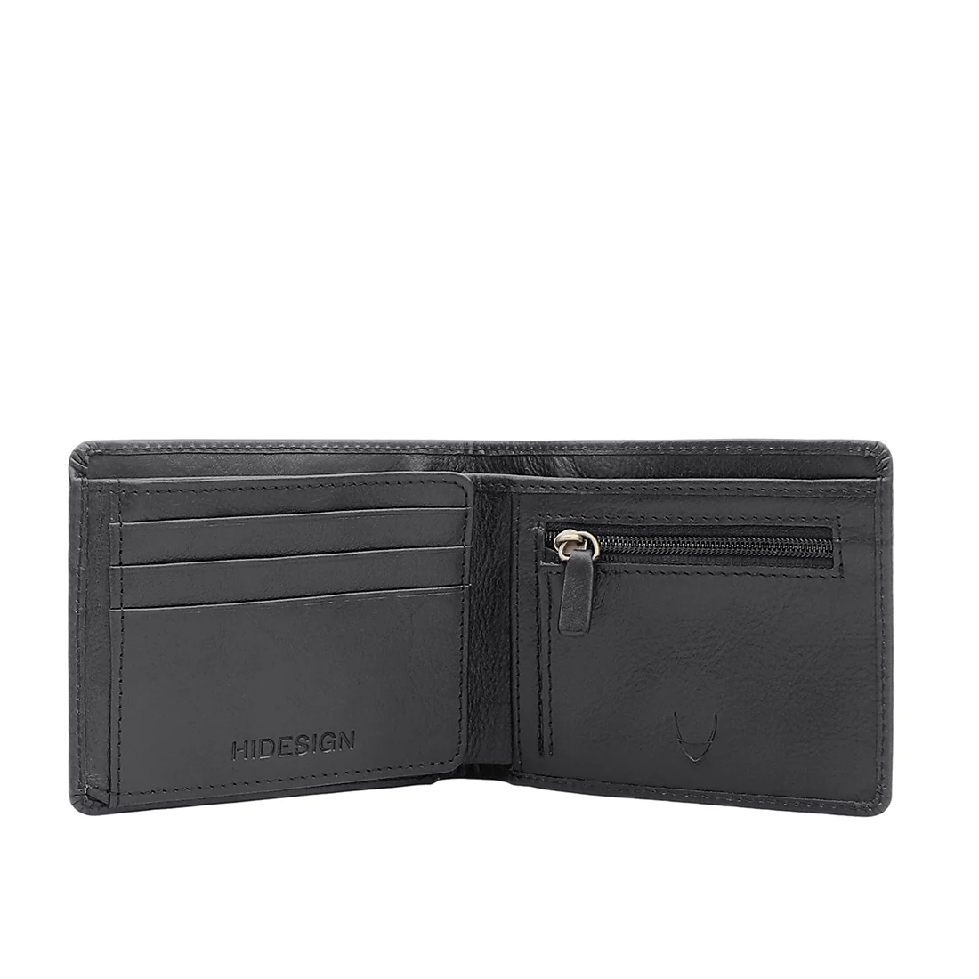 Fort Worth W4 Black Leather Bi-Fold Wallet - Image 2