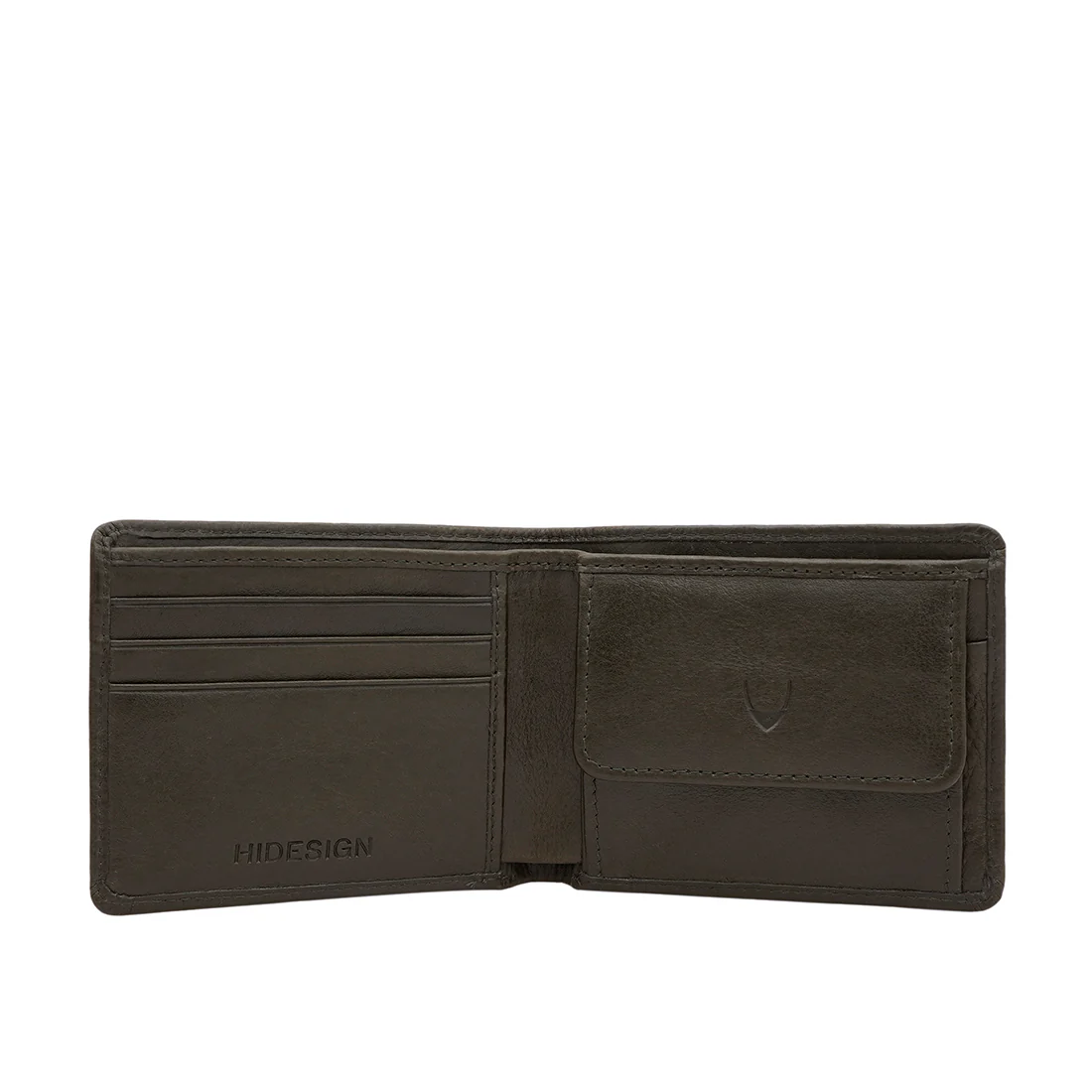 Fort Worth W5 Green Leather Bi-Fold Wallet - Image 3