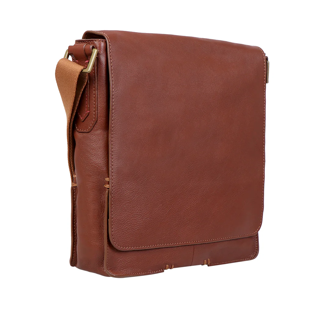 Fredrick-02 Tan Leather Crossbody - Image 2