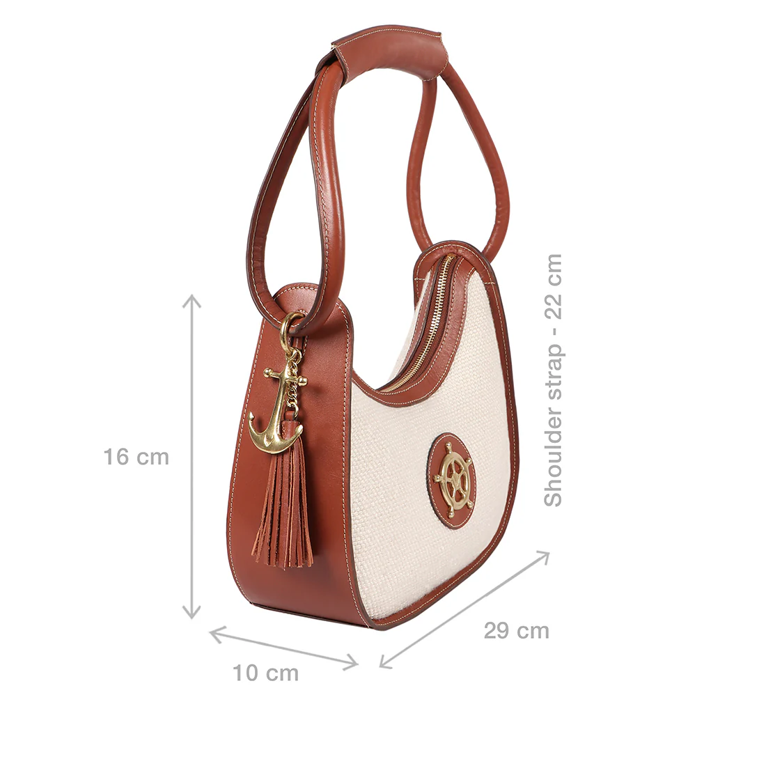 Gabrielle 01 M Leather Shoulder Bag - Image 3
