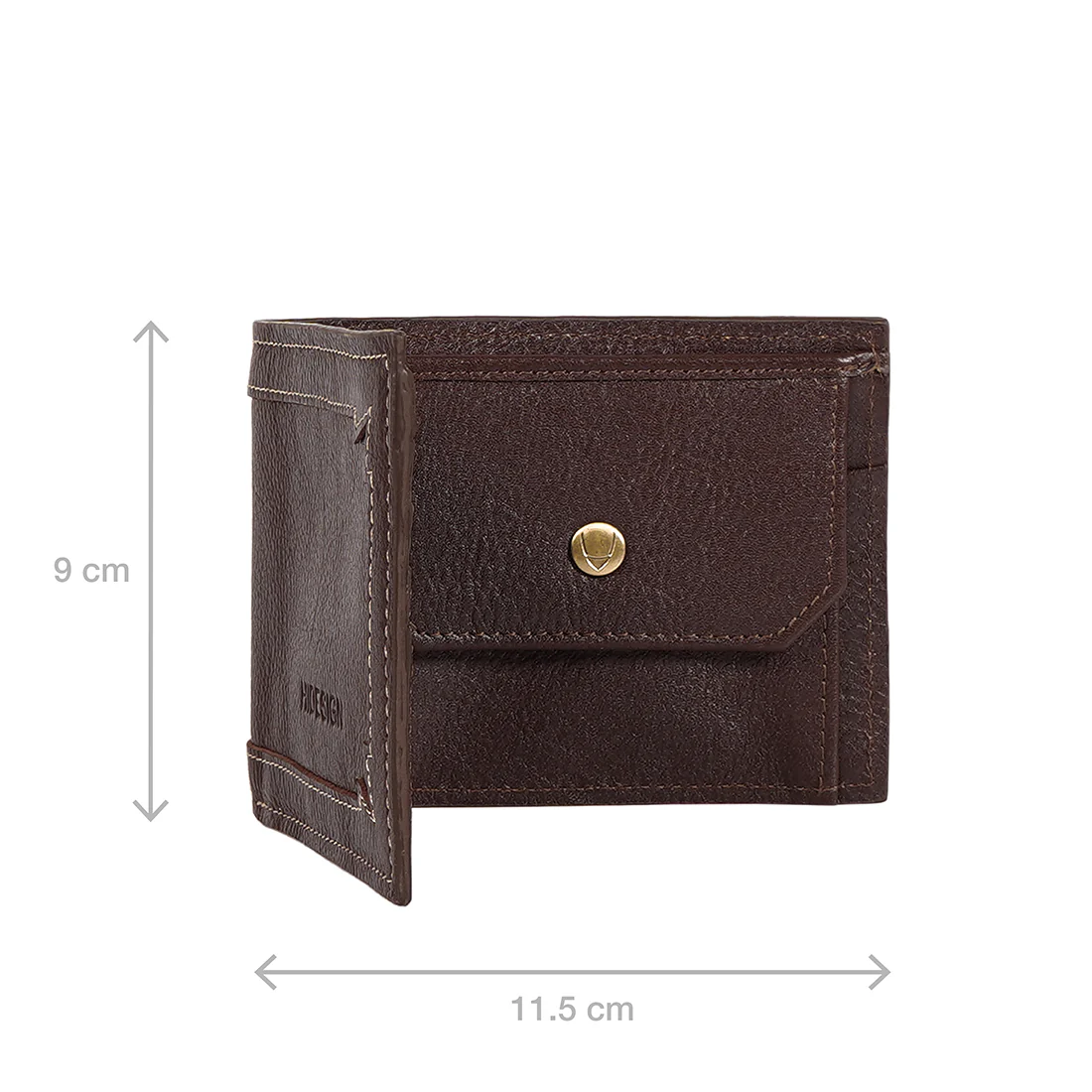 Gangnam W2 Tan Leather Bi-Fold Wallet - Image 7