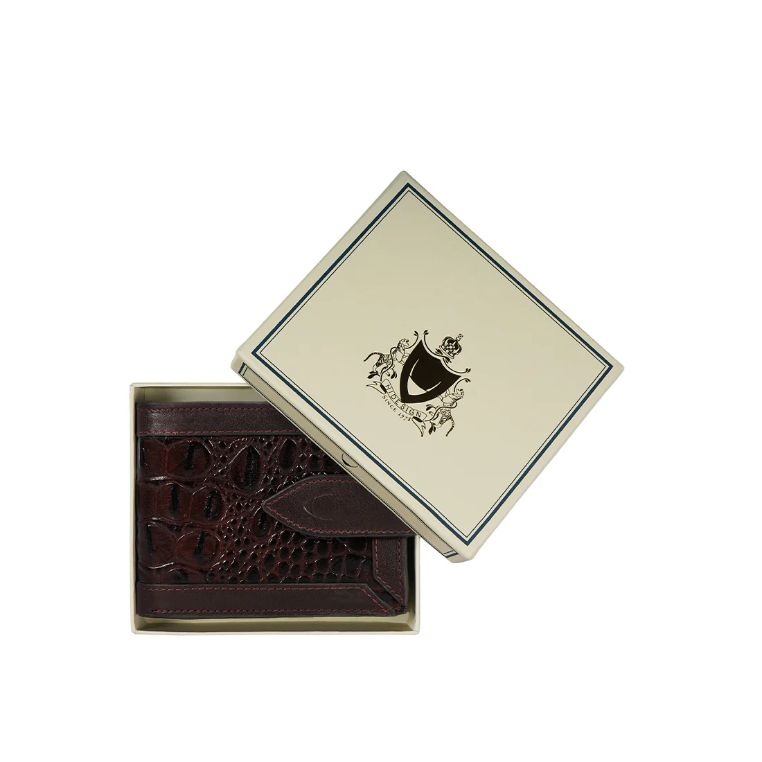 Gangnam W4 Brown Leather Bi-Fold Wallet - Image 9