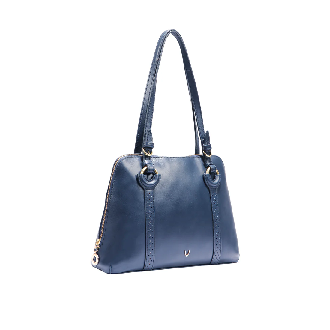 Gatsby 02 Blue Leather Tote Bag - Image 3