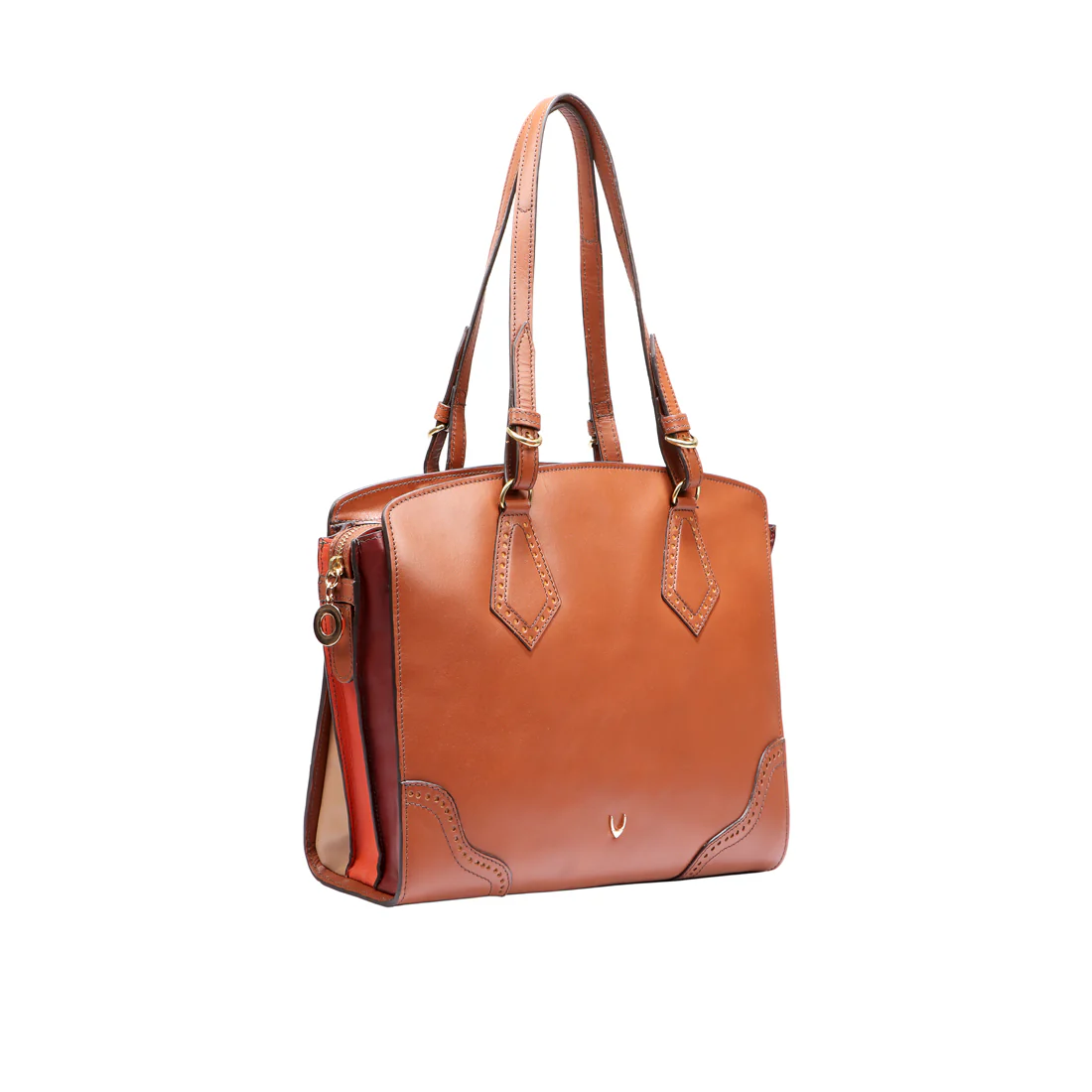 Gatsby 03 Tan Leather Tote Bag - Image 2