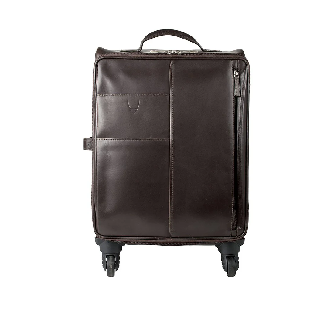 Gear 02 Brown Leather Trolley Bag