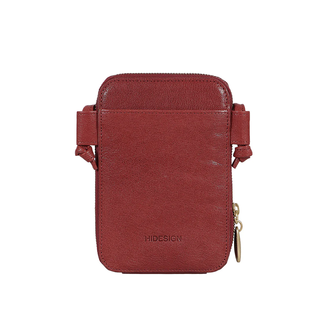 Geisha W1 Red Leather Sling Wallet - Image 4