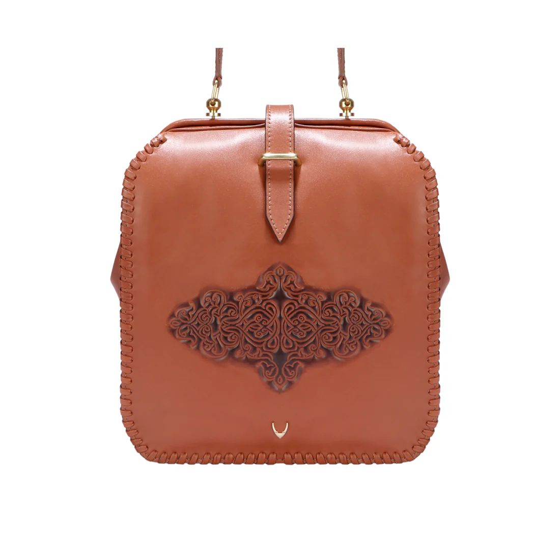 Gelda 02 Tan Leather Crossbody - Image 4