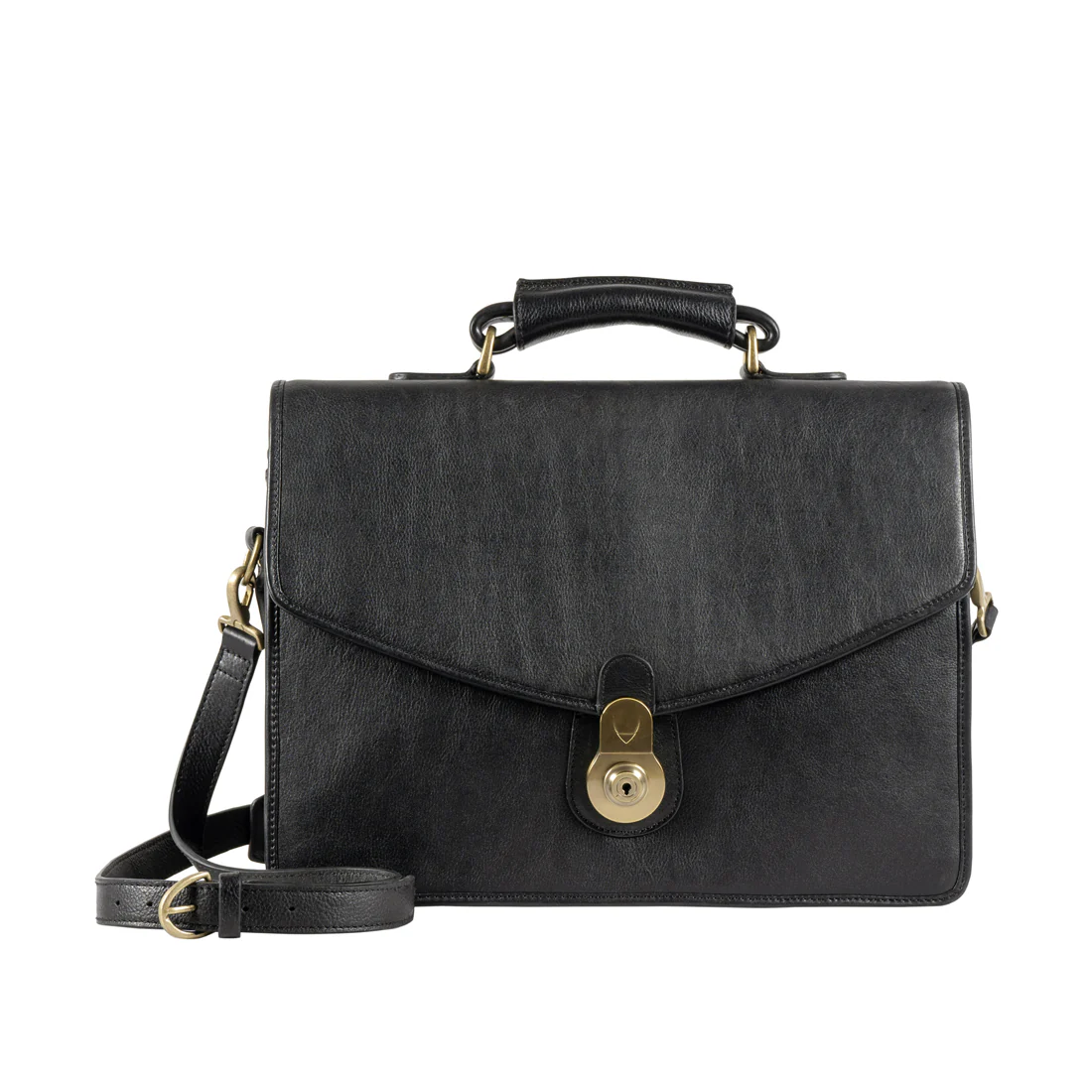 Gi First Black Leather  Briefcase - Image 3