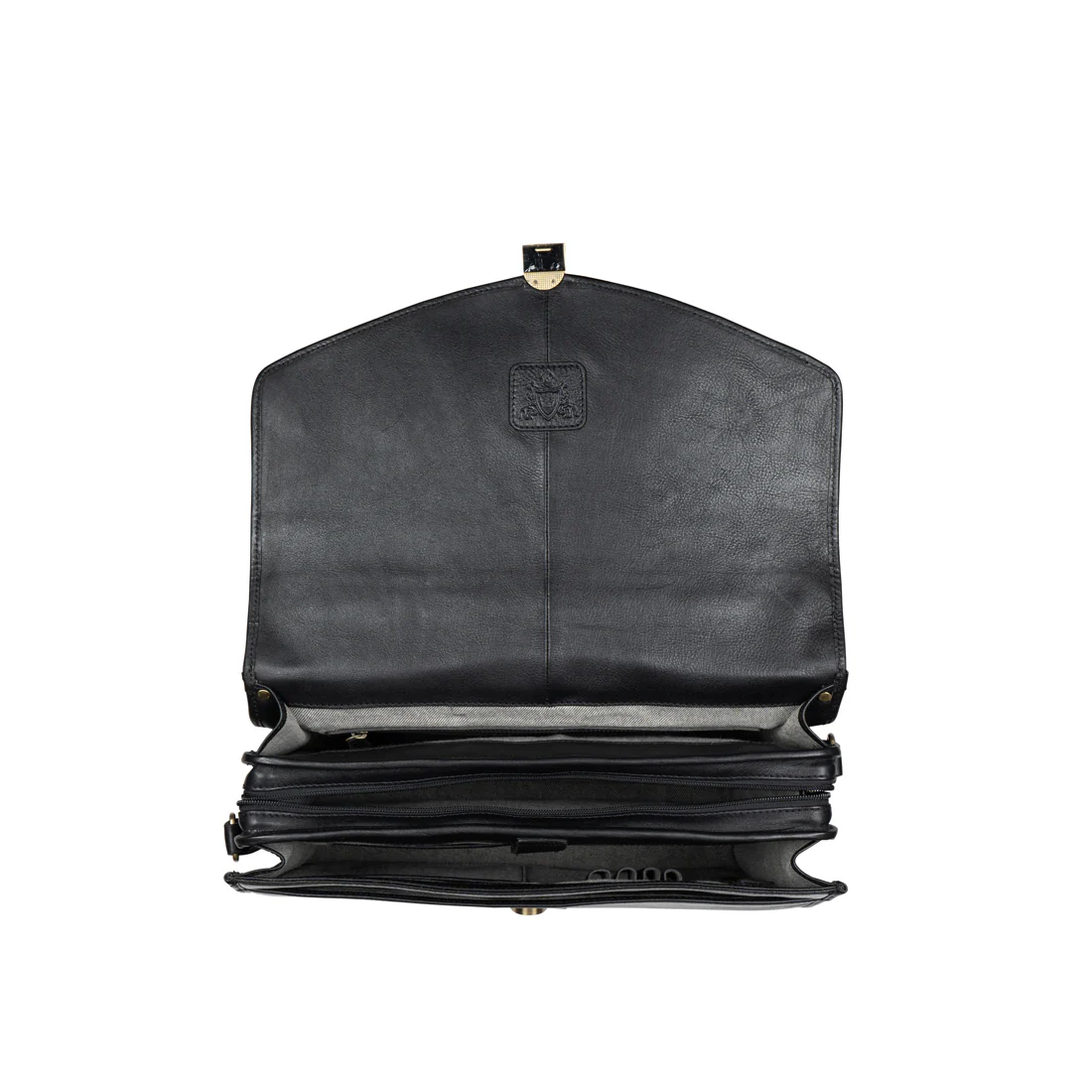 Gi First Black Leather  Briefcase - Image 7