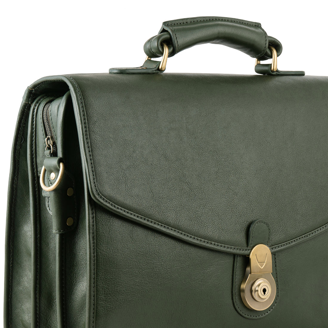 Gi First Green Leather  Briefcase - Image 6