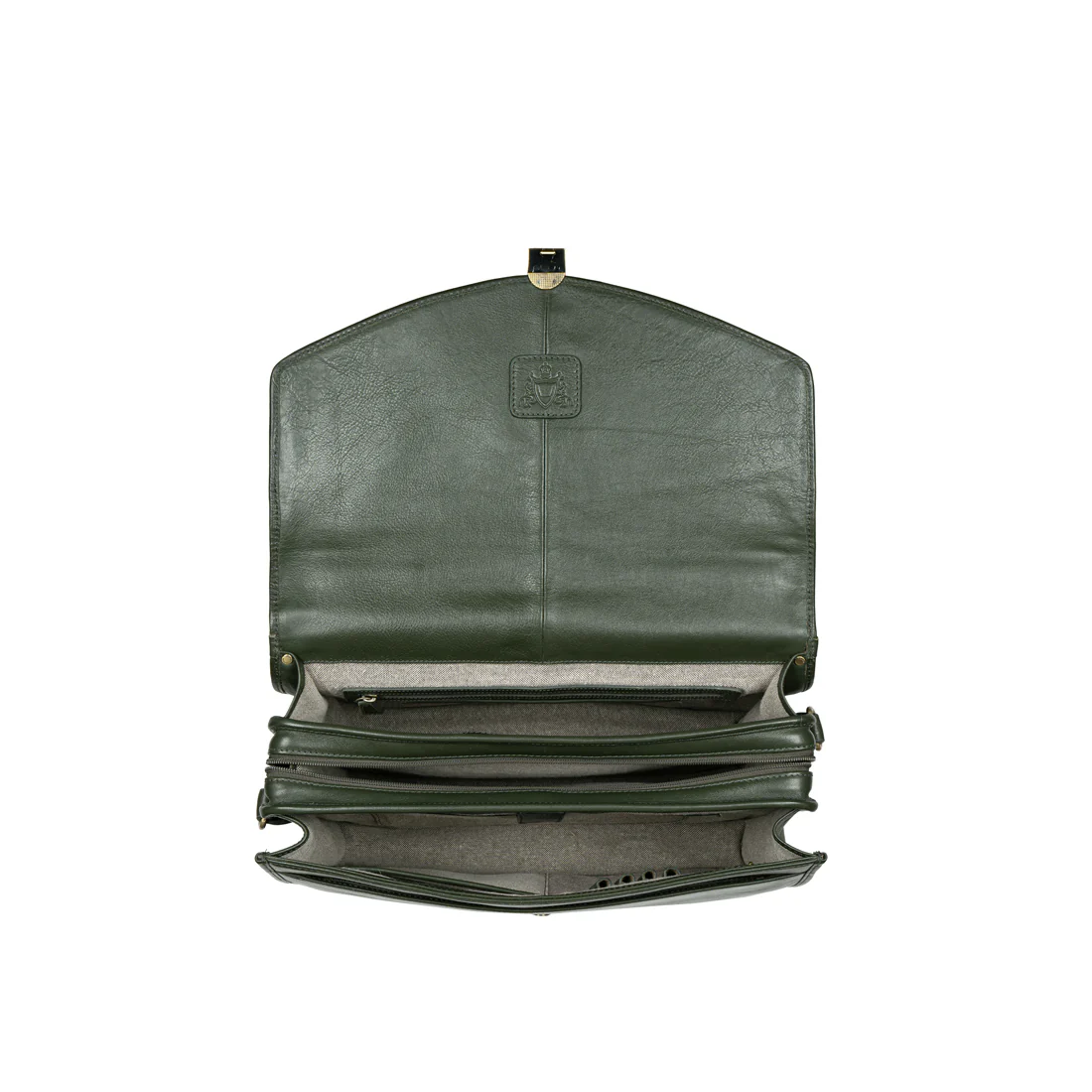 Gi First Green Leather  Briefcase - Image 7
