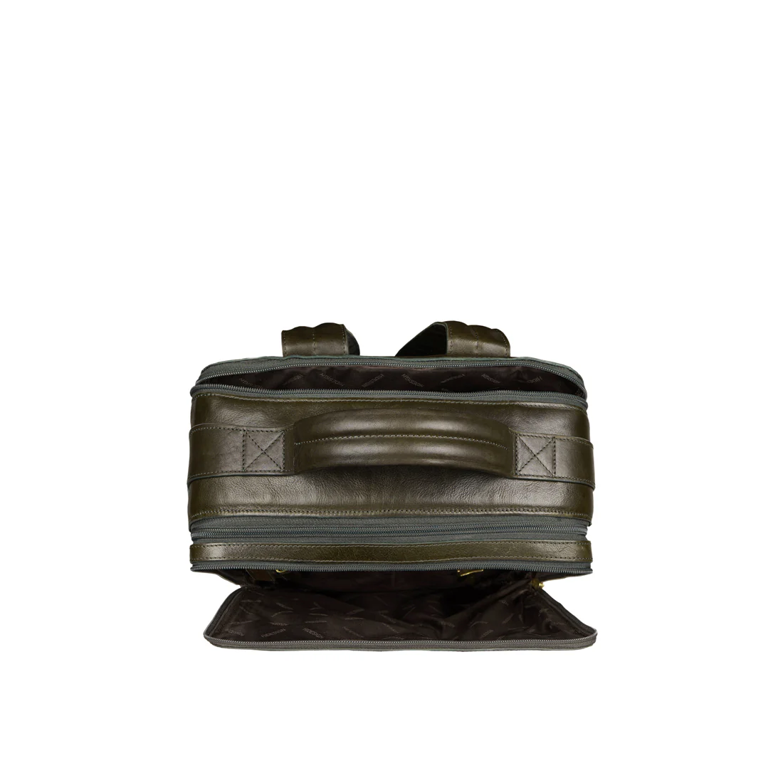 Gitano 01 Green Leather Backpack - Image 7