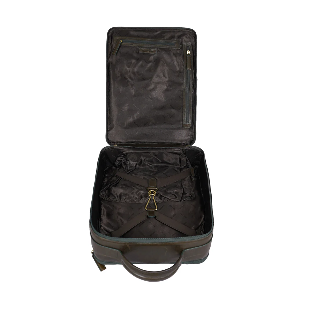 Gitano 01 Green Leather Backpack - Image 8