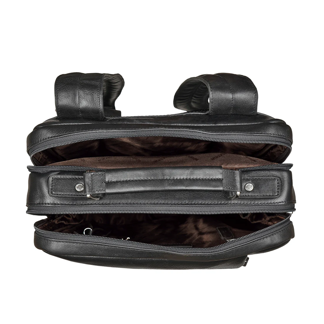Gitano 02 Black Leather Backpack - Image 6