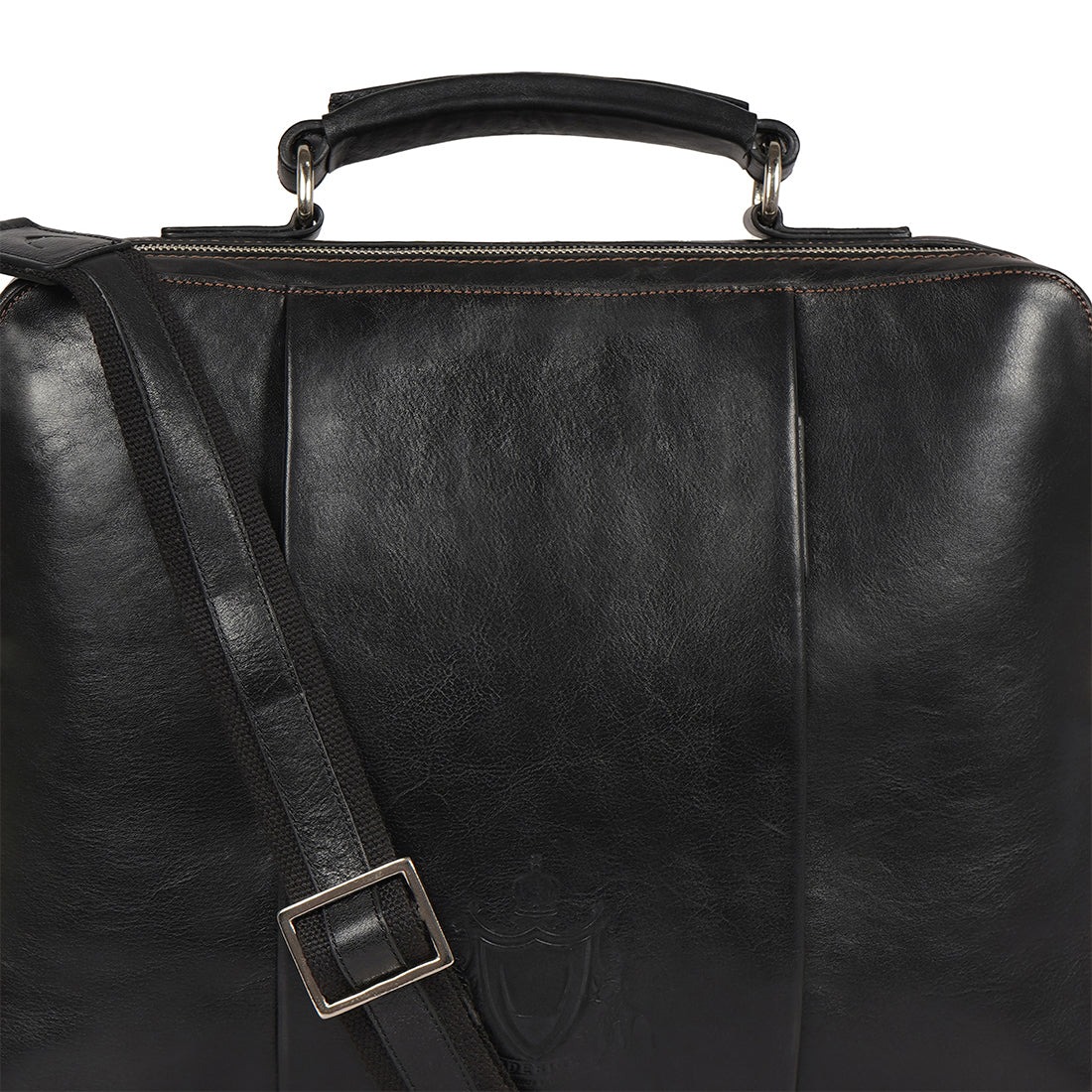 Gitano 03 Black Leather  Briefcase - Image 5