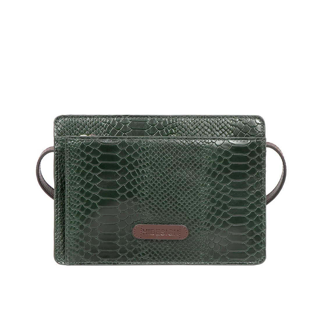 Glendale Green Leather Sling Bag - Image 4
