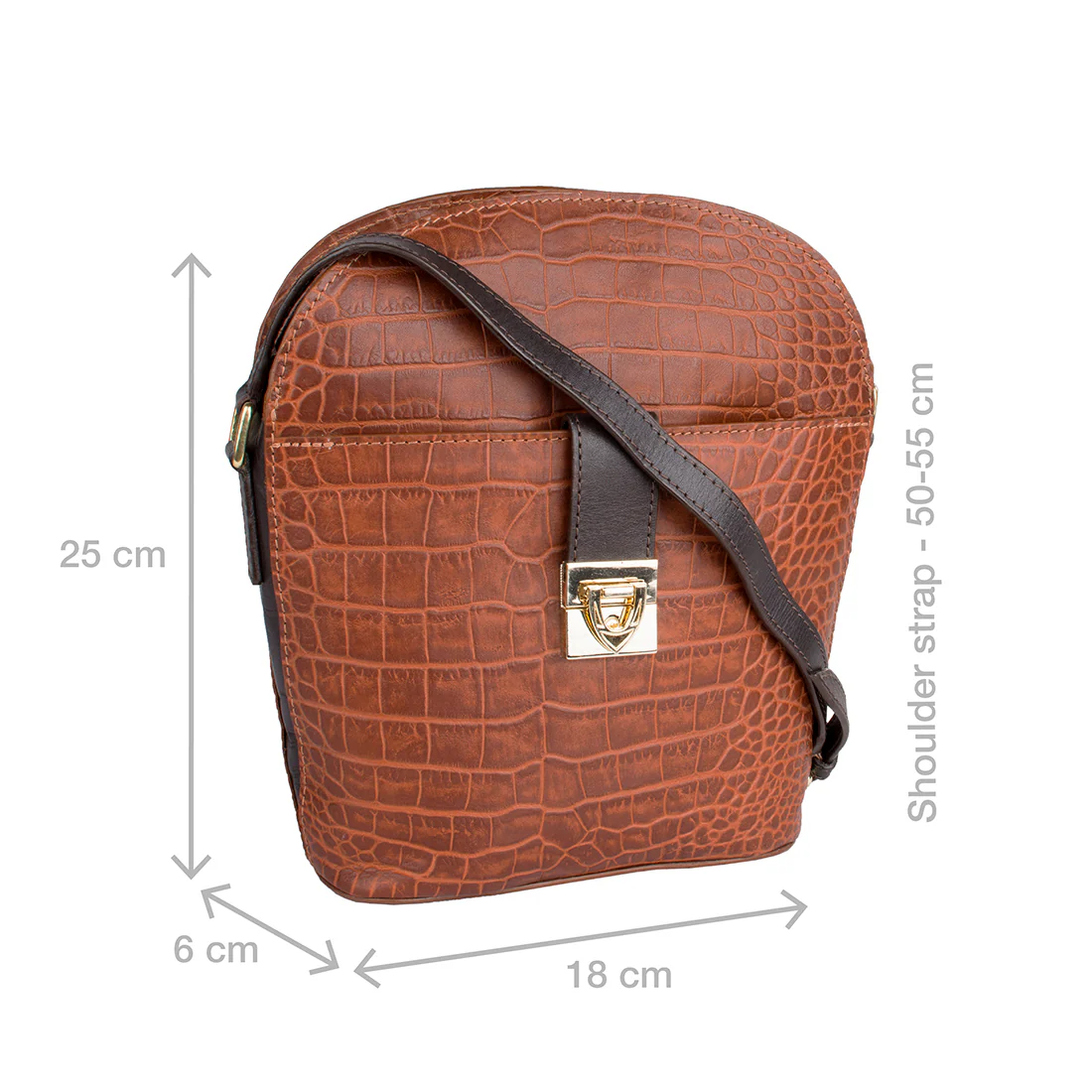 Goldie 01 Tan Leather Crossbody - Image 2