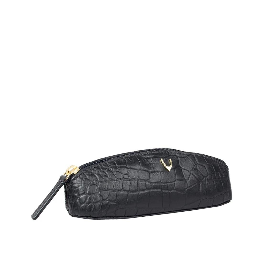 Goldie 03 Black Leather Pencil Case - Image 2