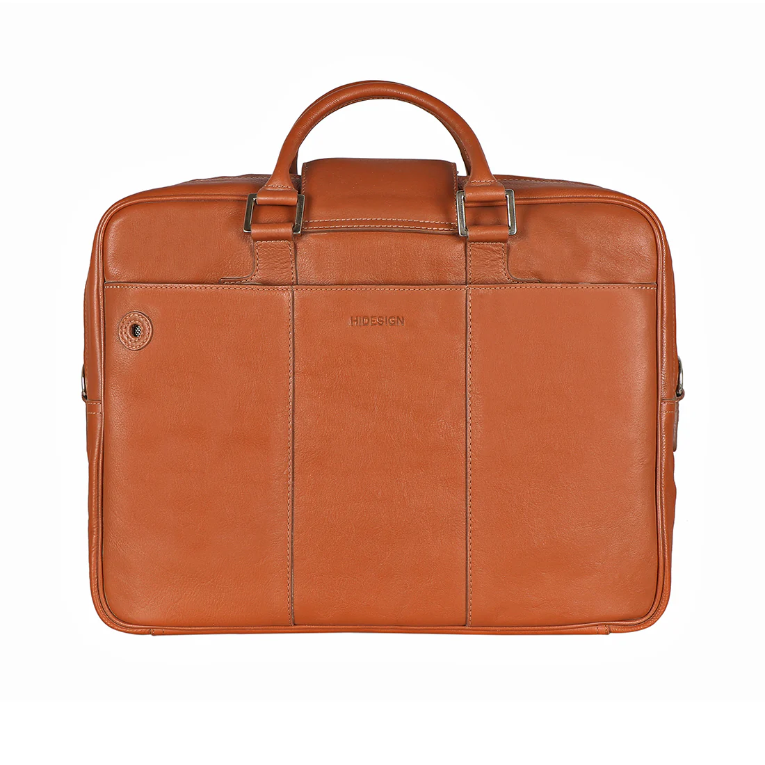 Golf 02 Tan Leather  Briefcase - Image 3