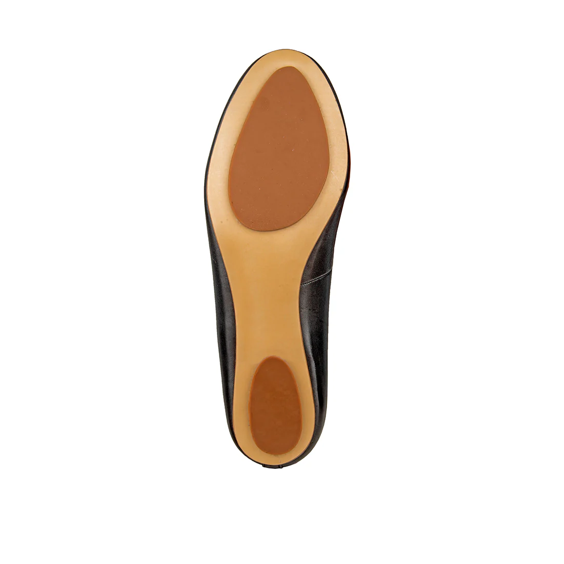 Grace Women's Black Leather Ballerina - Image 7