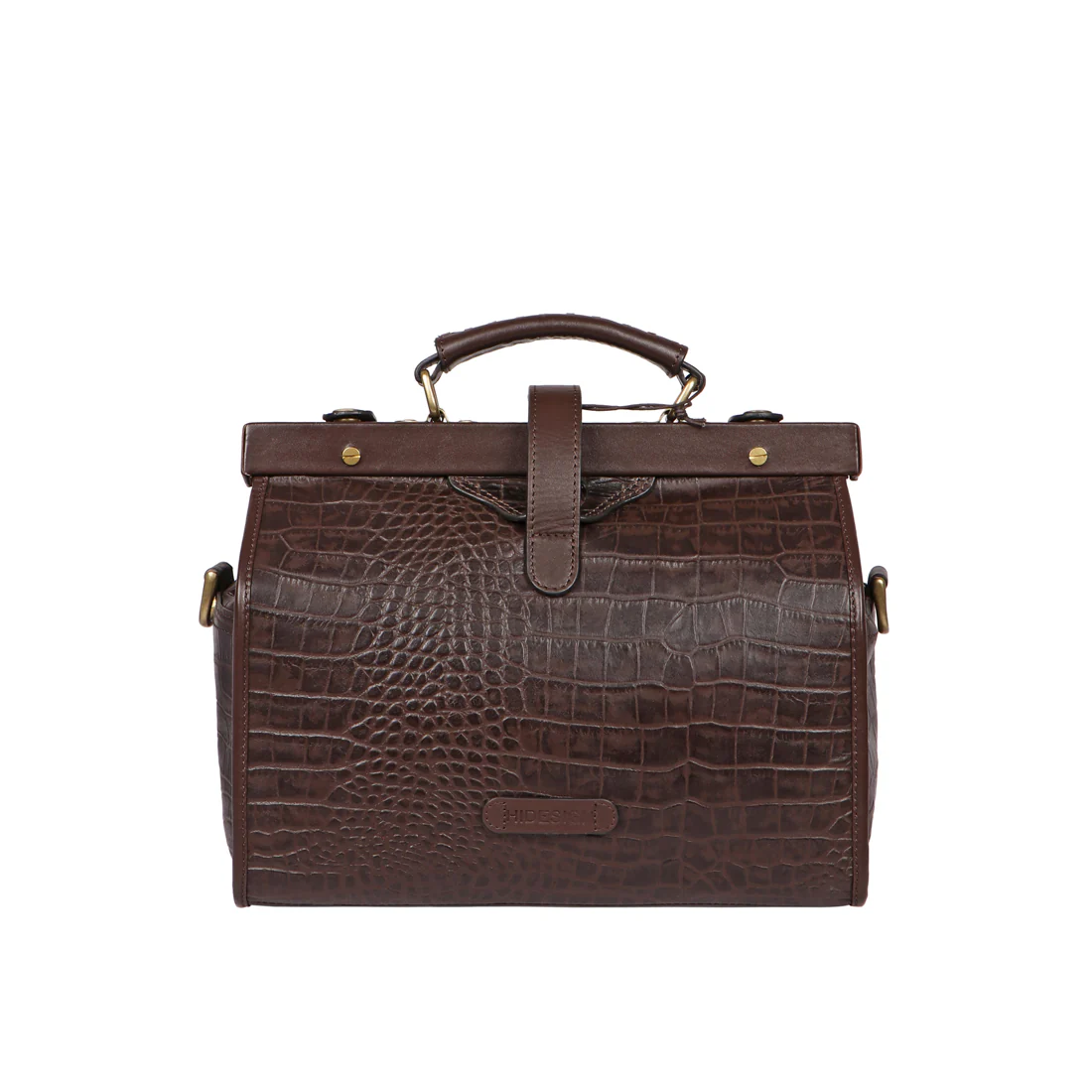 Grazia Brown Leather Satchel - Image 4
