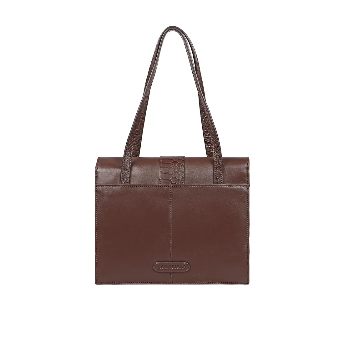 Gwen 01 Brown Leather Shoulder Bag - Image 4