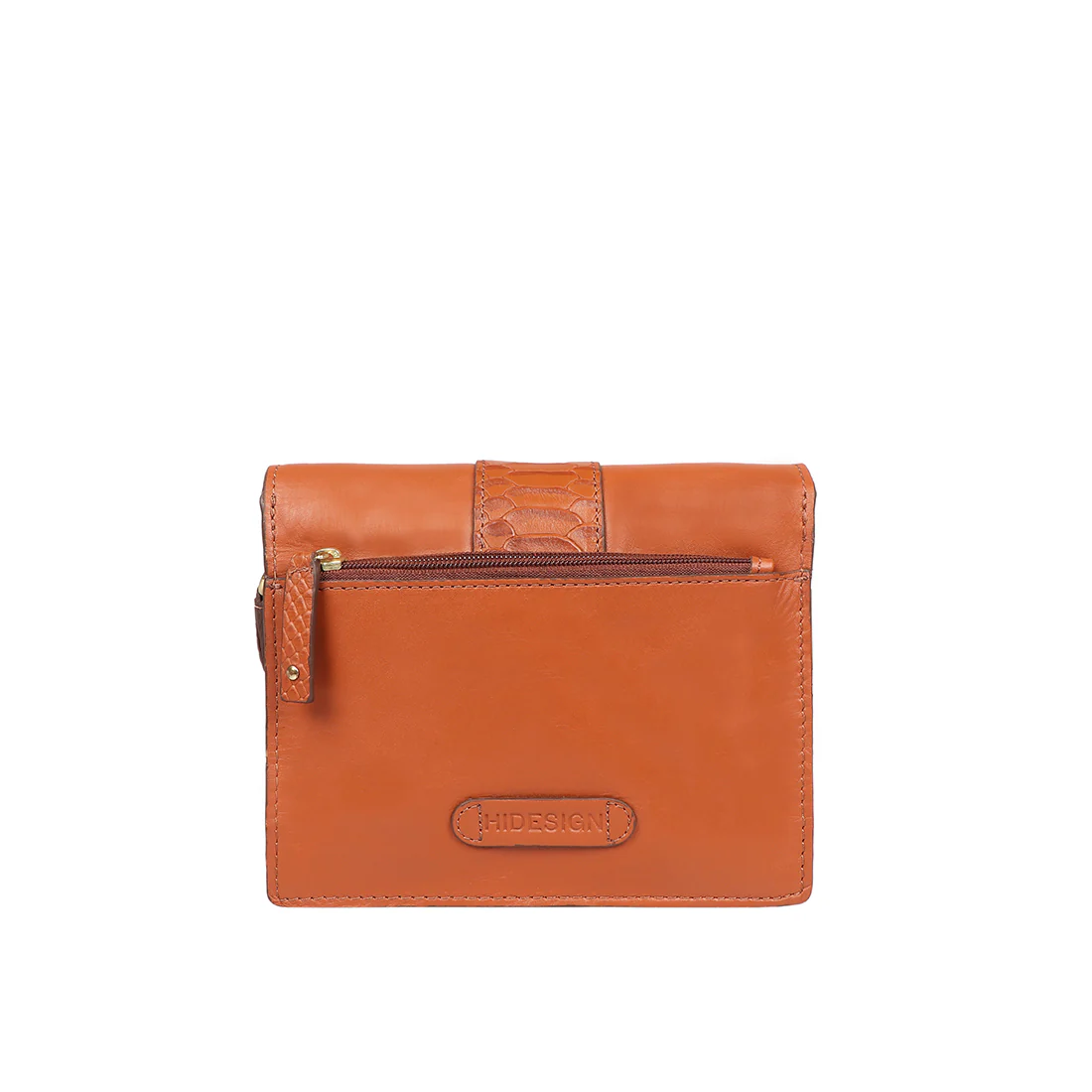 Gwen 02 Orange Leather Sling Bag - Image 4