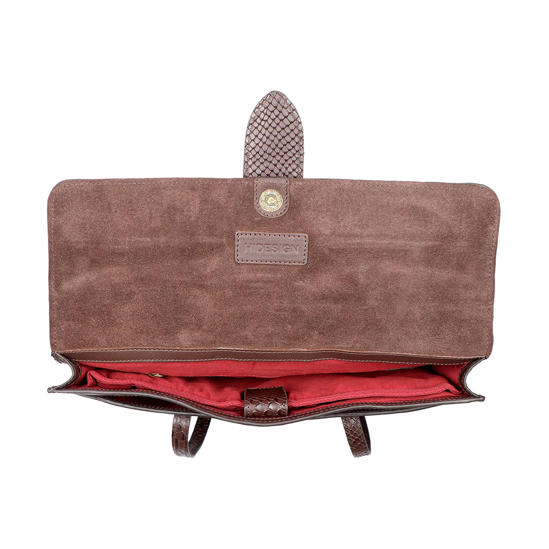 Gwen 04 Brown Leather Shoulder Bag - Image 6