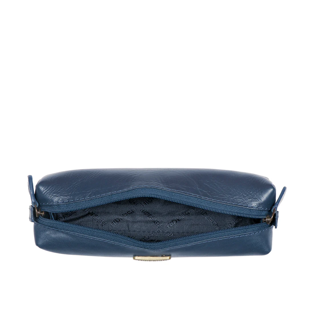 H3 Blue Leather Pencil Case - Image 4