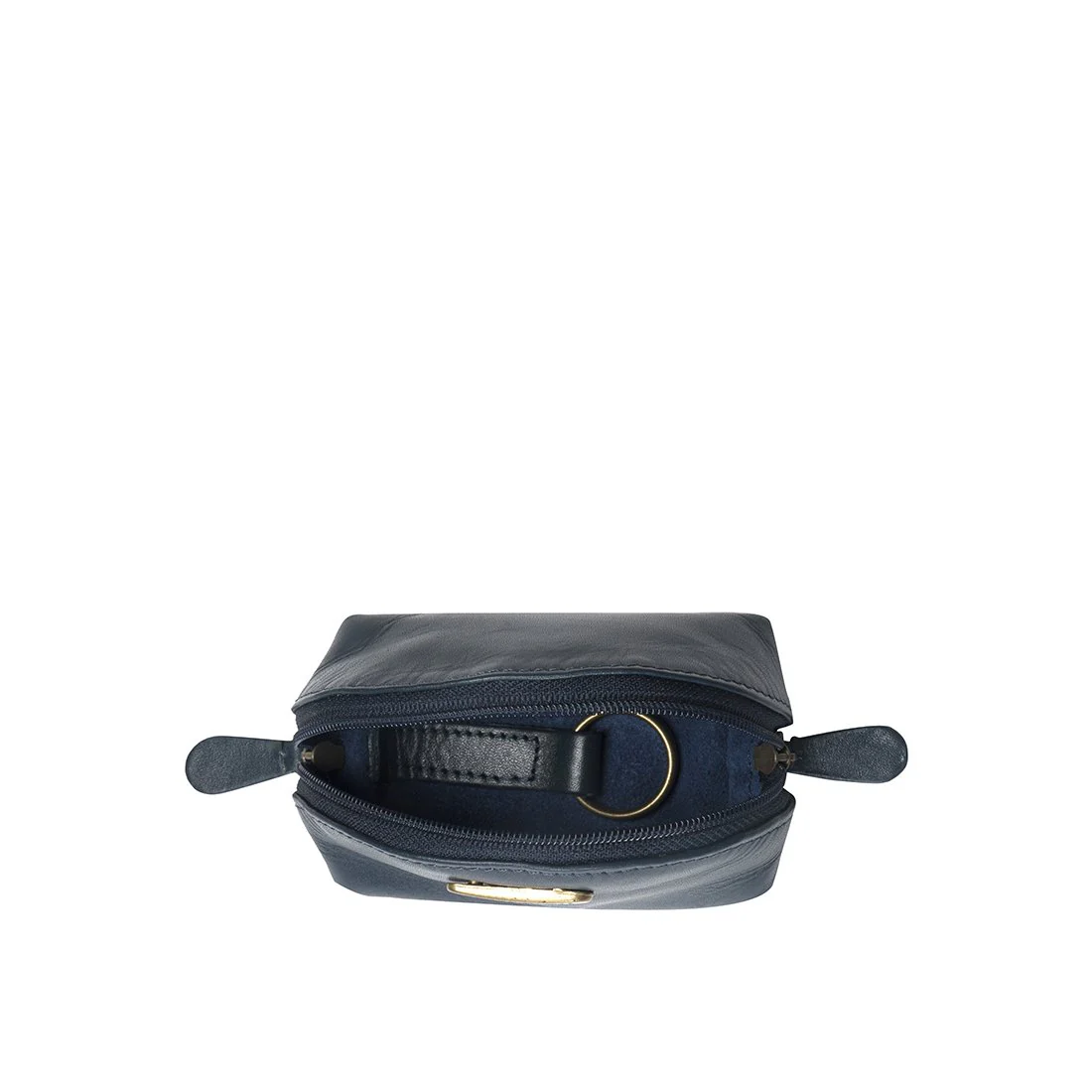 H5 Blue Leather Coin Pouch - Image 5