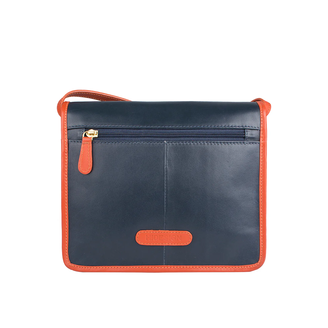 Halsey 01 Blue Leather Crossbody - Image 3