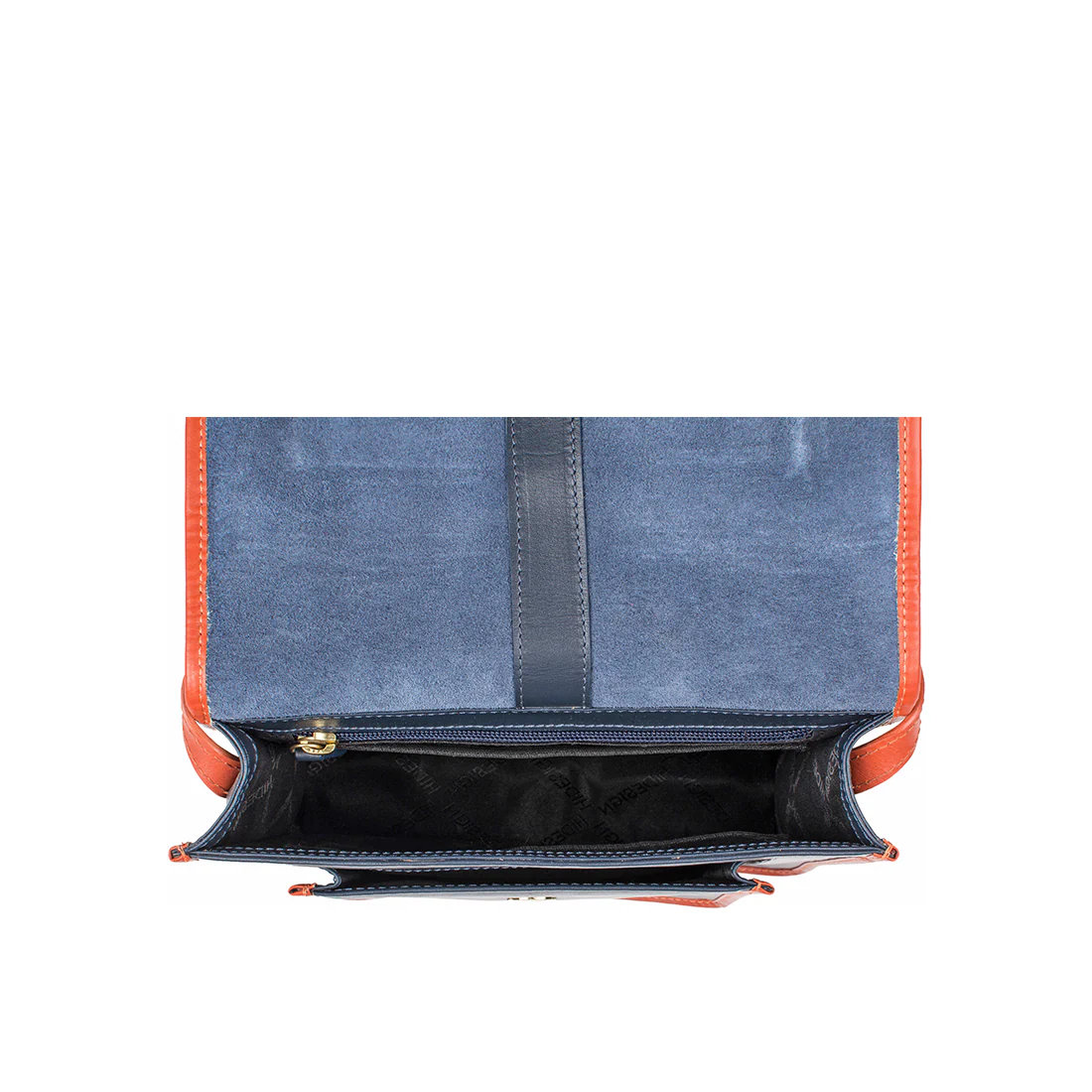 Halsey 01 Blue Leather Crossbody - Image 4