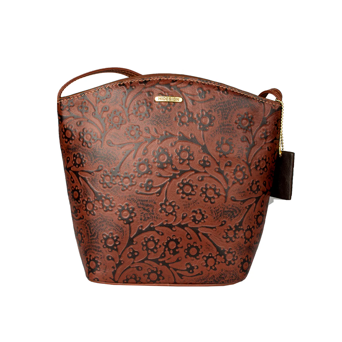 Hamburg Brown Leather Crossbody - Image 2