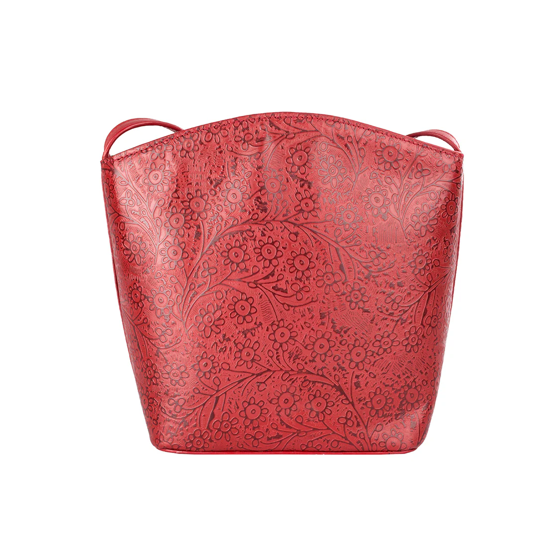 Hamburg Red Leather Crossbody - Image 3