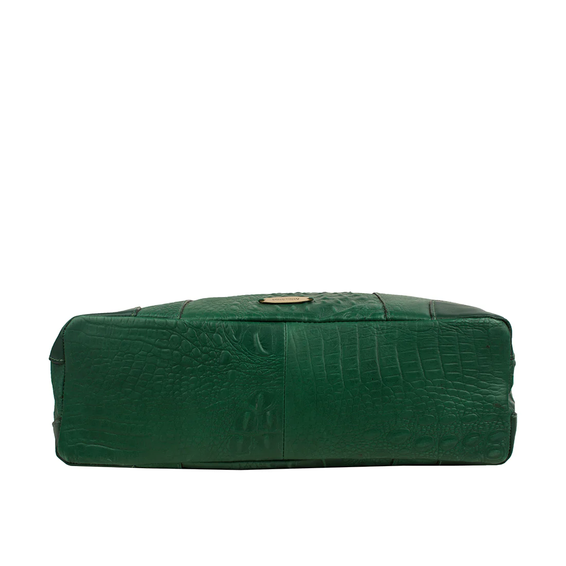 Harajuku 01 Green Leather Tote Bag - Image 4
