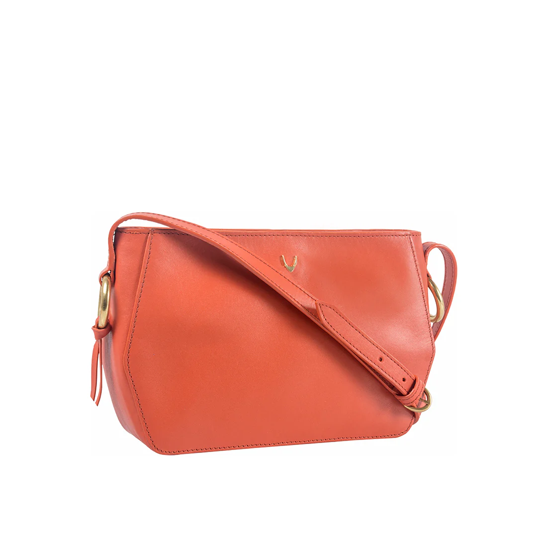 Haussman 03 Orange Leather Sling Bag - Image 2