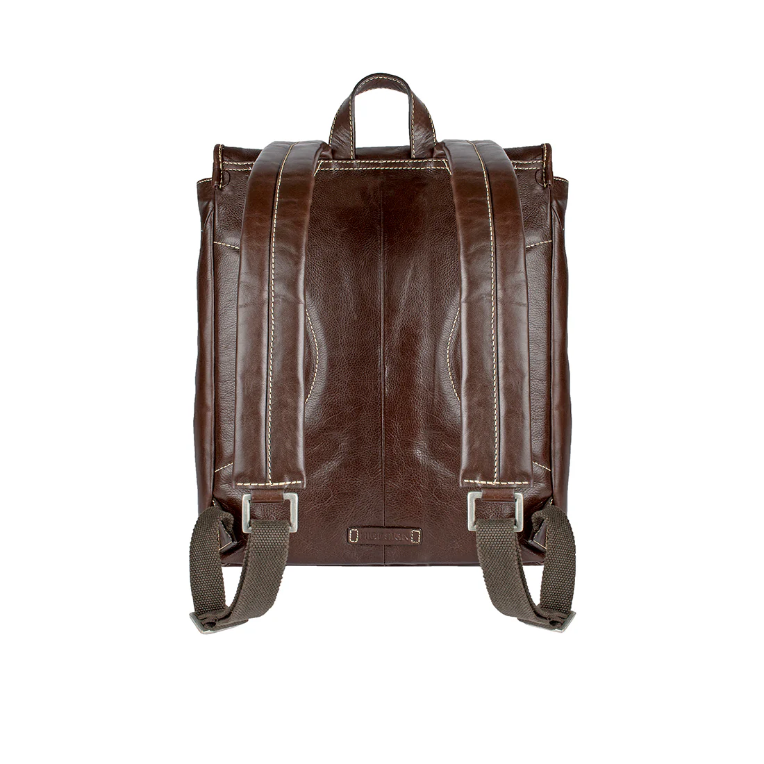 Hb 002 Hector Brown Leather Backpack - Image 4